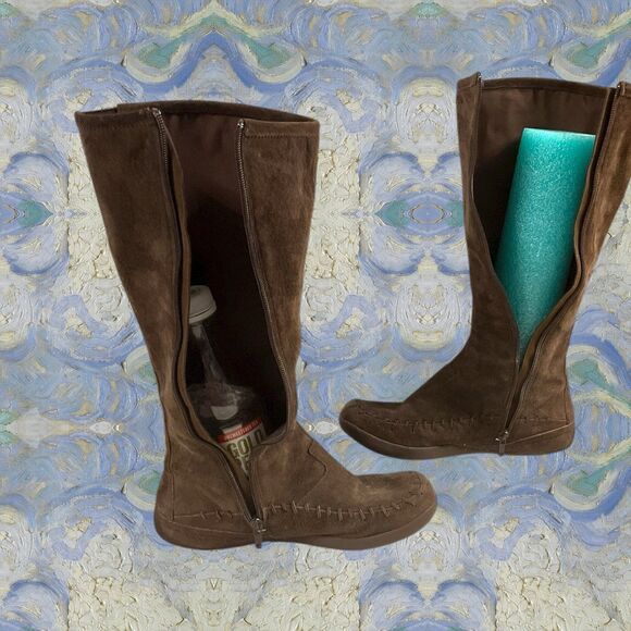 Merrell Blazing Star Espresso Women's Suede Moccasin Boots Size 7.5 SN# 20756 - Picture 3 of 10